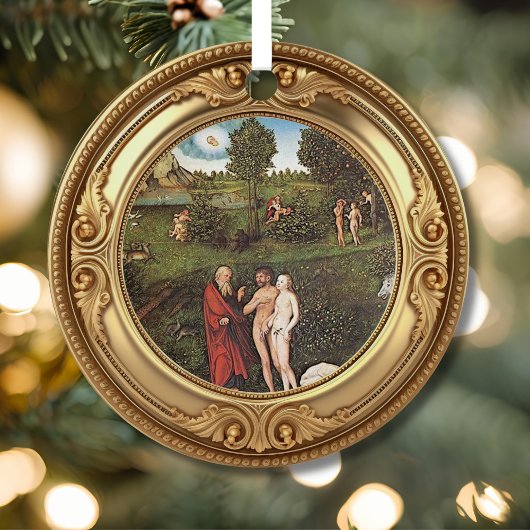 Adam en Eva Advent Jesse Boom Metalen Ornament