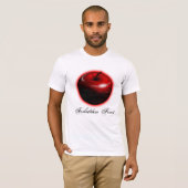 Adam en Eva Apple - Het verboden fruit T-shirt (Voorkant volledig)