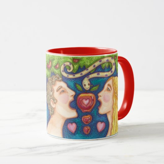 Adam en Eva APPLE SEDUCTION MOK Red (Voorkant rechts)