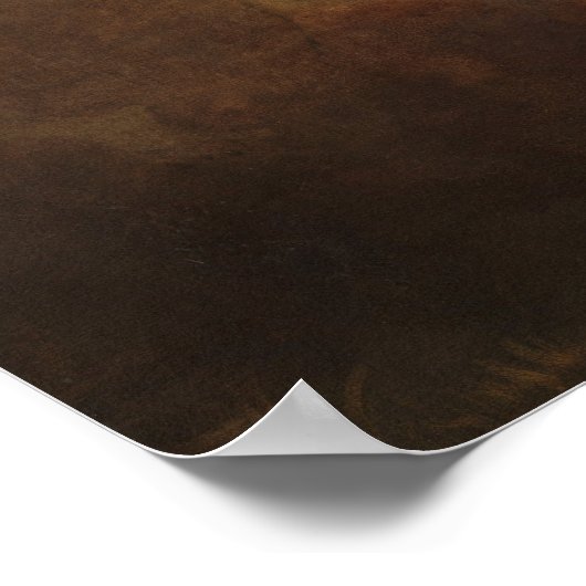 Adam en Eva - Benjamin West Fine Art Poster (Hoek)