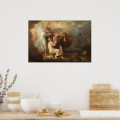 Adam en Eva - Benjamin West Fine Art Poster (Keuken)