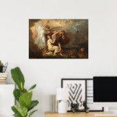 Adam en Eva - Benjamin West Fine Art Poster (Thuiskantoor)