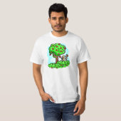 Adam en Eva Christelijke illustraties T-shirt (Voorkant volledig)