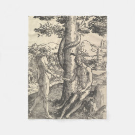 Adam en Eva: De Herfst van Man (Lucas van Leyden) Fleece Deken
