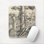 Adam en Eva: De Herfst van Man (Lucas van Leyden) Muismat (Met muis)