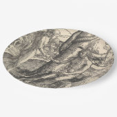 Adam en Eva: De Herfst van Man (Lucas van Leyden) Papieren Bordje (Gekanteld)