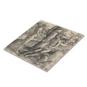 Adam en Eva: De Herfst van Man (Lucas van Leyden) Tegeltje (Zijkant)