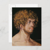 Adam en Eva, detail van Adam's hoofd Briefkaart (Voorkant / Achterkant)