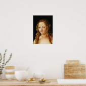 Adam en Eva, detail van Eve's hoofd Poster (Keuken)