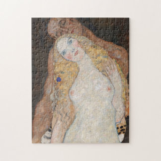 Adam en Eva door Gustav Klimt Legpuzzel