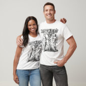 Adam en Eva en Dood T-shirt (Unisex)