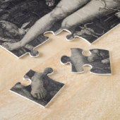 Adam en Eva Engraving door Albrecht Durer Legpuzzel (Zijkant)