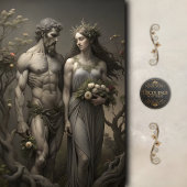 Adam en Eva Garden Myth Decoupage Tissuepapier