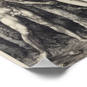 Adam en Eva, gegraveerd door Albrecht Durer Poster (Hoek)