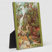 Adam en Eva in de tuin Fotoplaat (Zijkant)