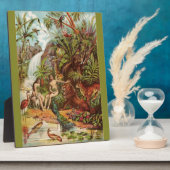 Adam en Eva in de tuin Fotoplaat (Zijkant)