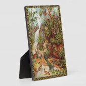 Adam en Eva in de tuin Fotoplaat (Zijkant)