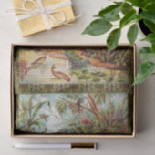 Adam en Eva in het tuinweefselboek Tissuepapier (Geschenk)