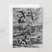 Adam en Eva na de Herfst Briefkaart (Voorkant / Achterkant)