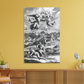 Adam en Eva na de Herfst Canvas Afdruk (Insitu (Woonkamer))