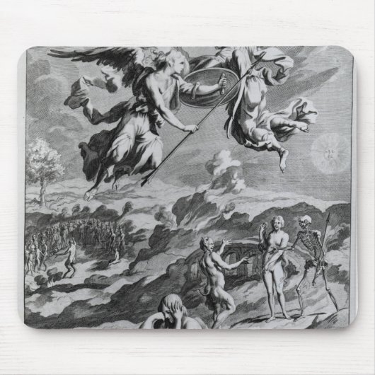 Adam en Eva na de Herfst Muismat (Voorkant)