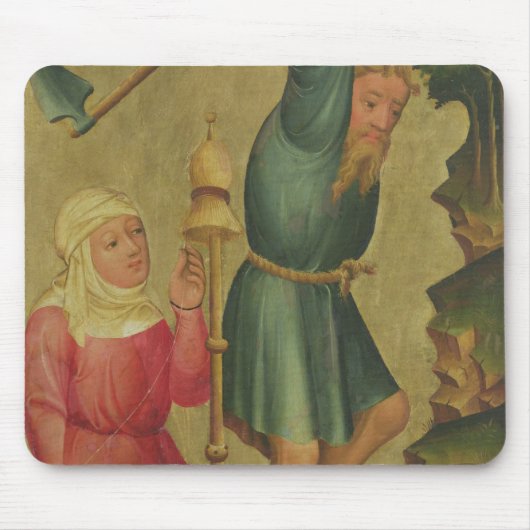 Adam en Eva op het werk Muismat (Voorkant)