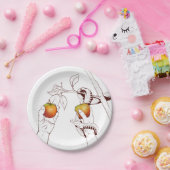 Adam en Eva Picking appels Papieren Bordje (Feest)