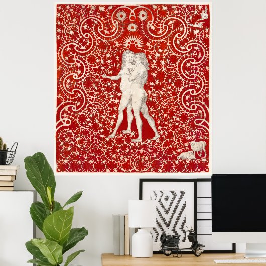 Adam en Eva Poster (Thuiskantoor)