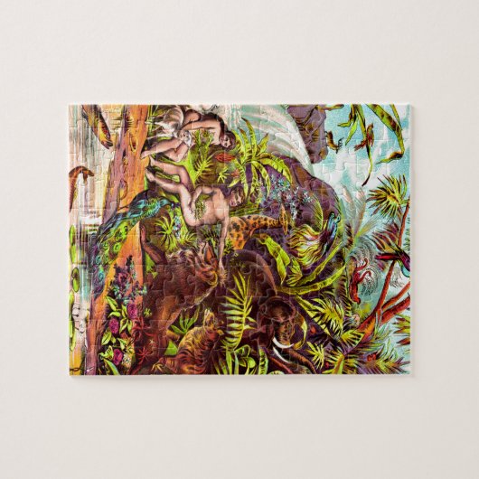 Adam en Eva Puzzle Design Legpuzzel (Horizontaal)