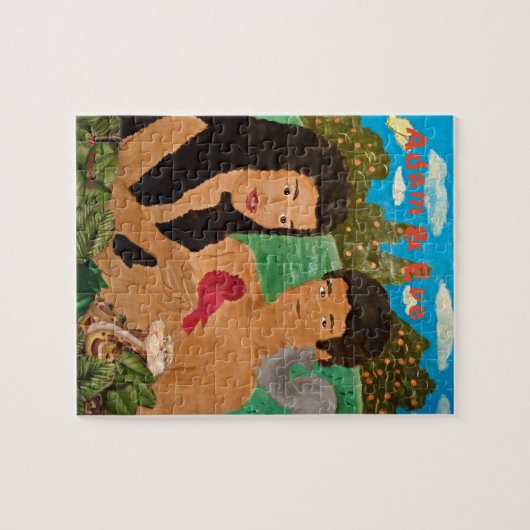 Adam en Eva Puzzle Legpuzzel (Horizontaal)