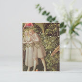 Adam en Eva uit het Paradijs gezet Briefkaart (Staand voorkant)