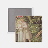 Adam en Eva uit het Paradijs gezet Magneet (Voorkant / Achterkant)