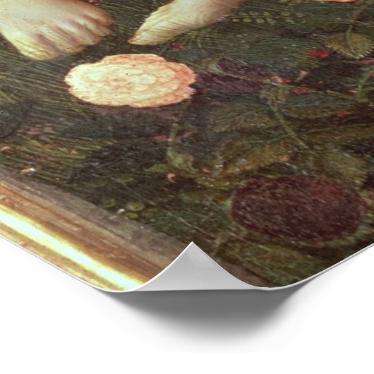 Adam en Eva uit het Paradijs gezet Poster (Hoek)