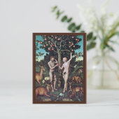 Adam en Eva van Cranach D. Ä. Lucas (Beste kwalite Briefkaart (Staand voorkant)