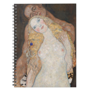 Adam en Eva van Gustav Klimt Notitieboek