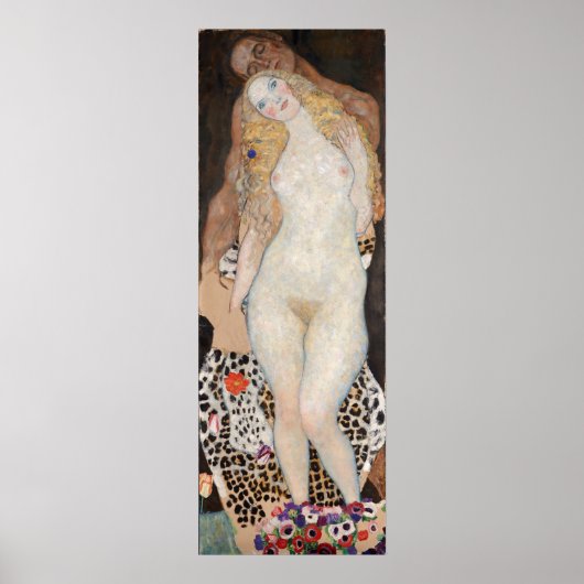 Adam en Eva van Gustav Klimt Poster (Voorkant)