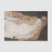 Adam en Eva van Gustav Klimt Tissuepapier (Voorkant)
