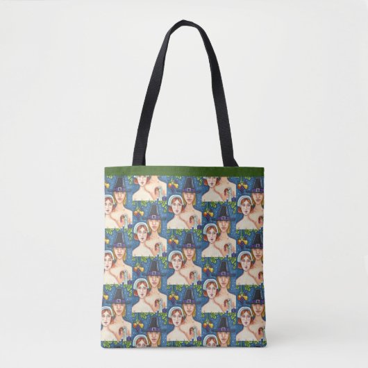 ADAM- EN EVE-PIJLEREN, BIBLIOTHEEKSE THANKSGIVING TOTE BAG (Voorkant)