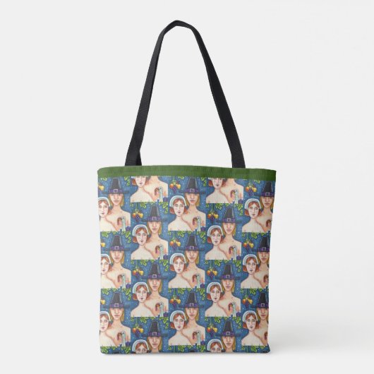 ADAM- EN EVE-PIJLEREN, BIBLIOTHEEKSE THANKSGIVING TOTE BAG (Achterkant)