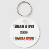 Adam & Eva & Adam & Steve Sleutelhanger (Voorkant)