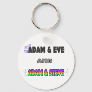Adam & Eva & Adam & Steve Sleutelhanger