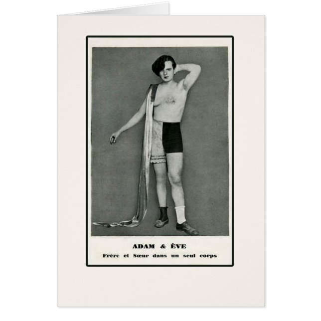 Adam & Eva Half Man Woman (Voorkant)