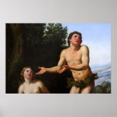 adam & eve - boom midden in de tuin poster (Voorkant)