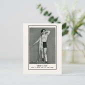 Adam & Eve Half Man Half Woman Briefkaart (Staand voorkant)