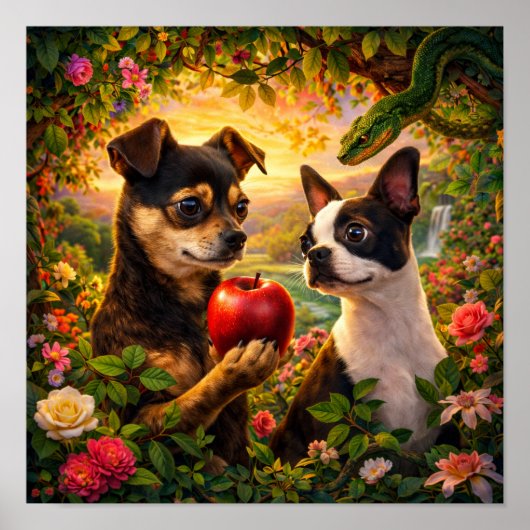 "Adam & Eve" Poster (Voorkant)