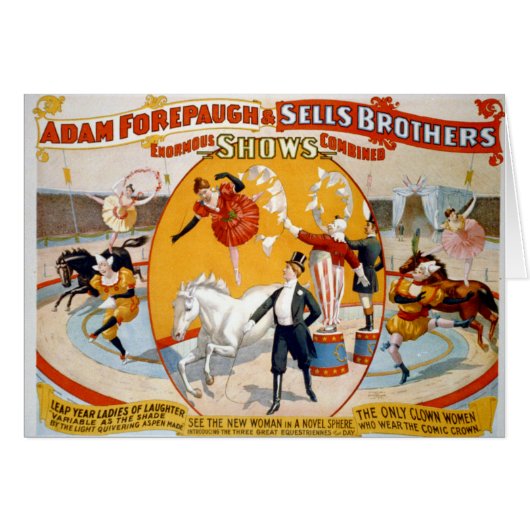 Adam Forepaugh & Sells Brothers (Voorkant Horizontaal)