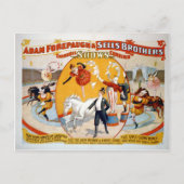 Adam Forepaugh & Sells Brothers Briefkaart (Voorkant)