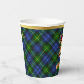 Adam gepersonaliseerde Tartan Kerstmis Papieren Bekers (Rechts)