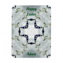 ADAM ~ Groen en Blauw Pasen ~ kaartmagneet ~ Magneet