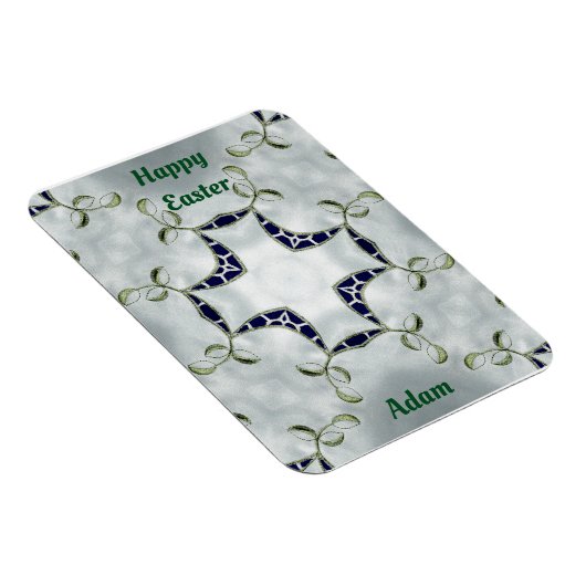 ADAM ~ Groen en Blauw Pasen ~ kaartmagneet ~ Magneet (Rechterzijde)